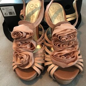 Seychelles Matter of Fact Wedge Nude/Blush 8.5